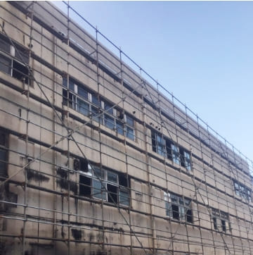 単管ブラケット足場